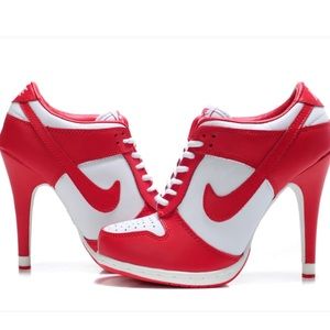 Red nike high heels Clearance